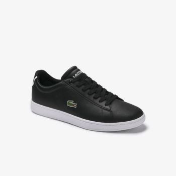 Lacoste Carnaby Evo Leather Sneakers - Tenisky Pánské Černé | CZ-iH4E2j